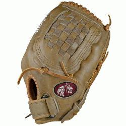 a Tan Fast Pitch BTF-1250C Softball Glove 12.5 inch (Right Handed Throw) 